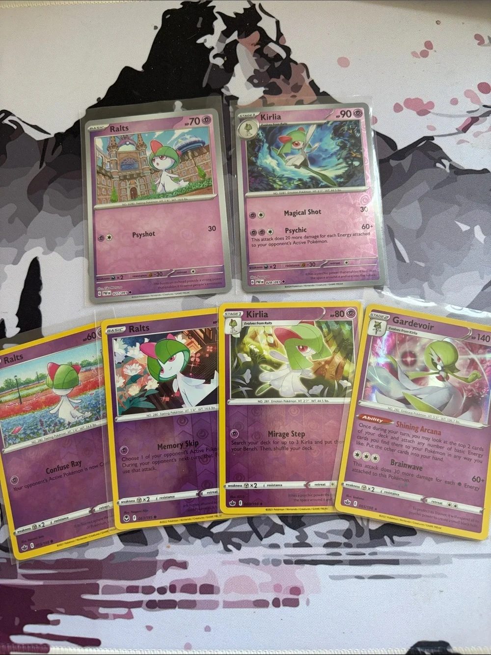 Ralts Kirlia & Gardevoir Evolution Lot | 6 Pokémon Cards Holo Reverse Holo ✨5/$2